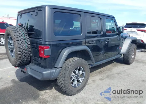 2021 Jeep Wrangler Unlimited Rubicon 4X4 z USA, uszkodzony, nr VIN 1C4HJXFGXMW666072